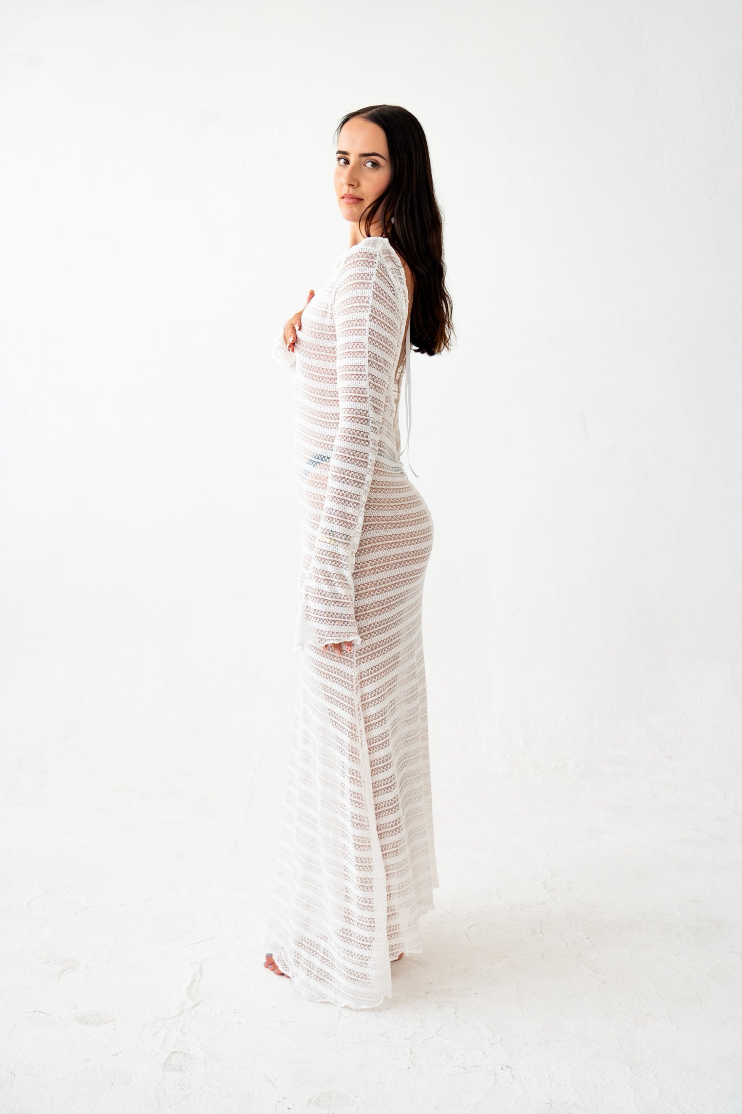 Crochet Beach Maxi Dress